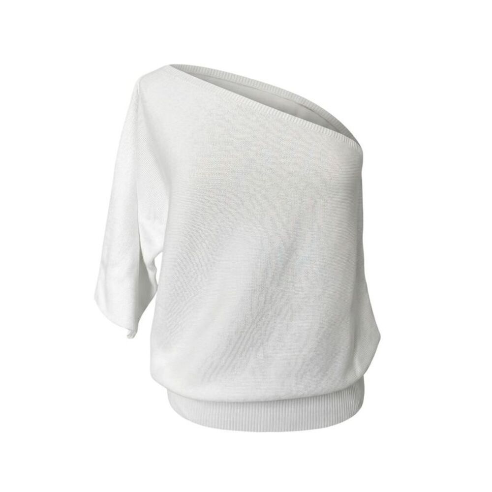 Malo White Cotton Women Women's Sweater